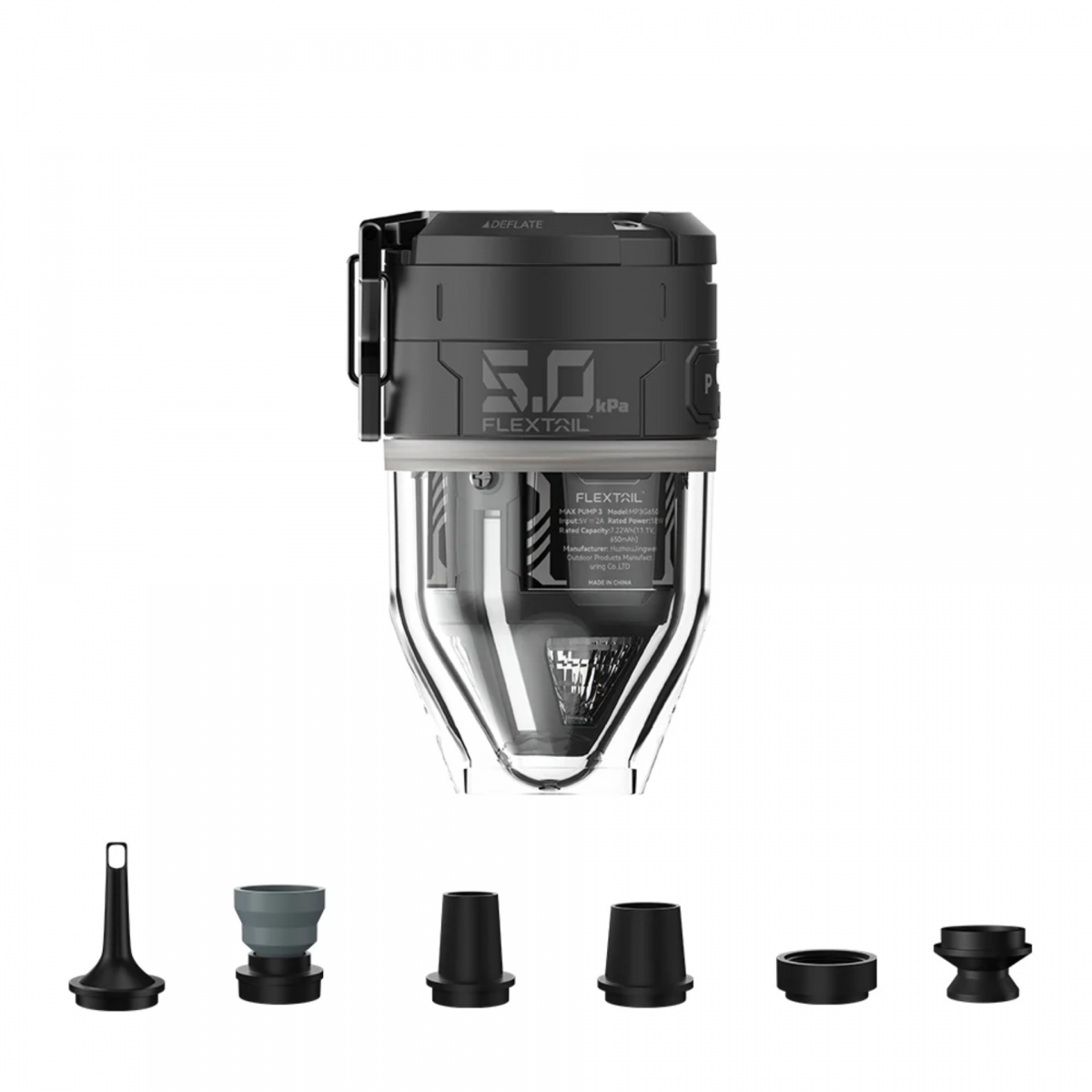 Flextail Max Pump 3 高速二合一 可充電氣泵 (黑色)